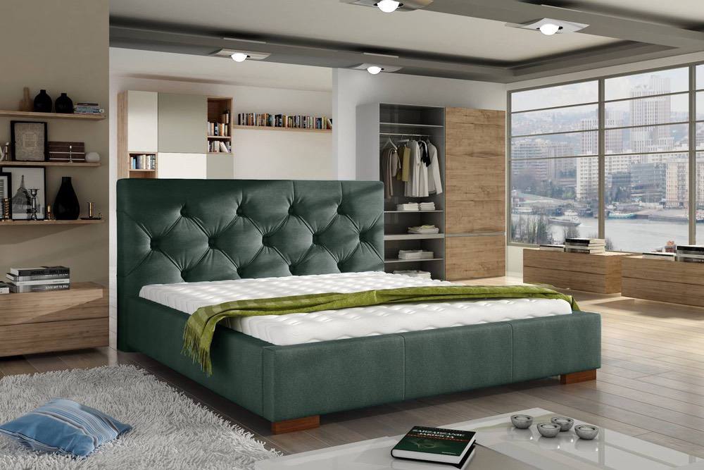 Confy Designová postel Selah 180 x 200 - různé barvy