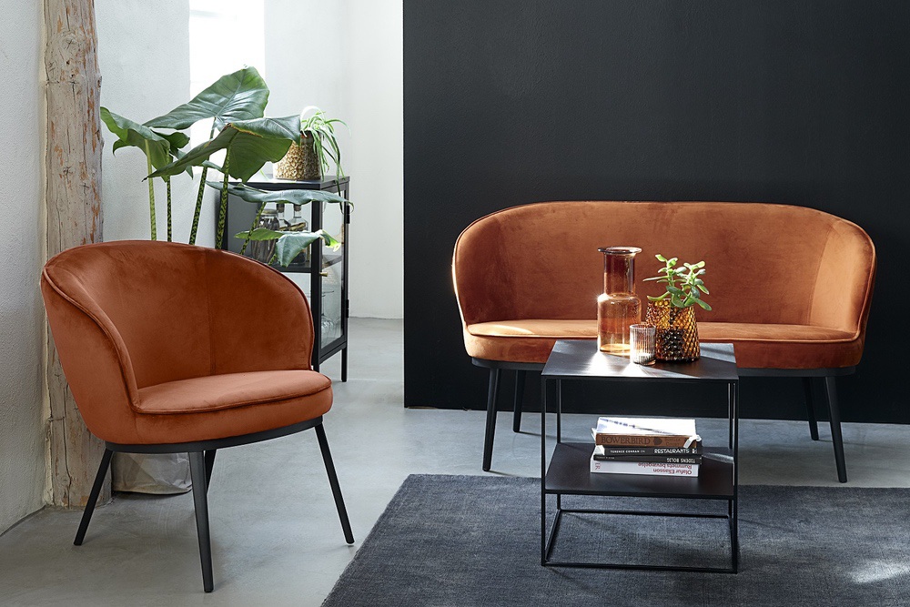 Furniria Designový konferenční stolek Kalean 50 cm černý