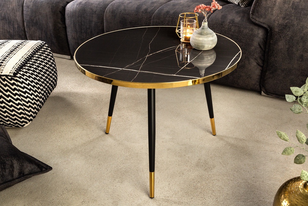 LuxD Designový konferenční stolek Laney 60 cm - antracitový