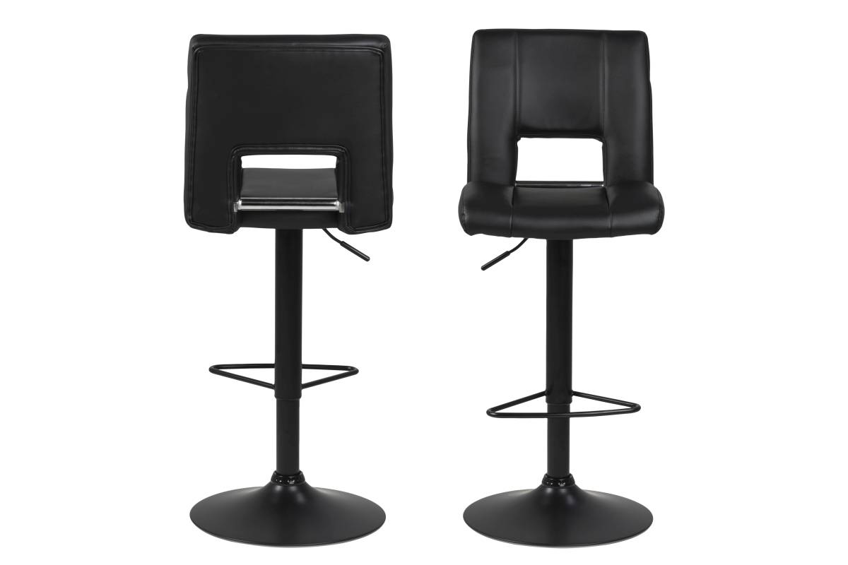 Dkton Designová barová židle Nerine černá
