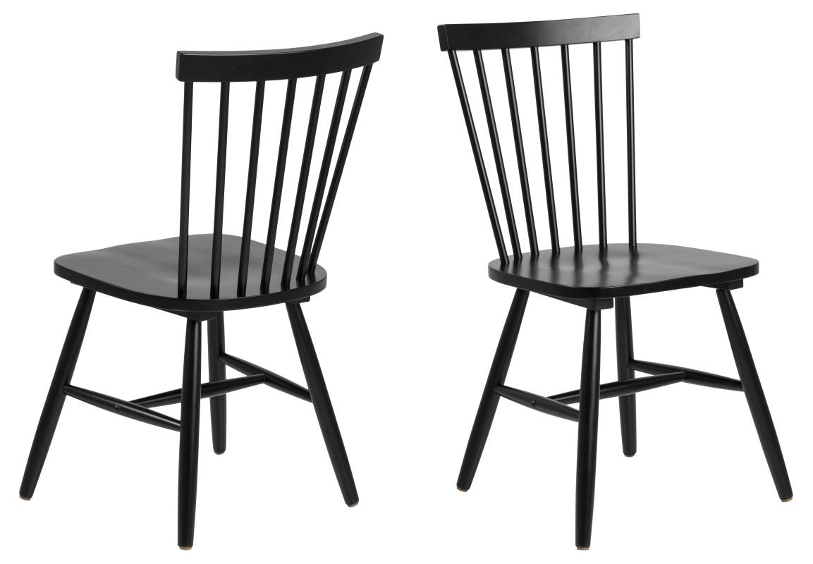 Dkton Designová jídelní židle Neri černá
