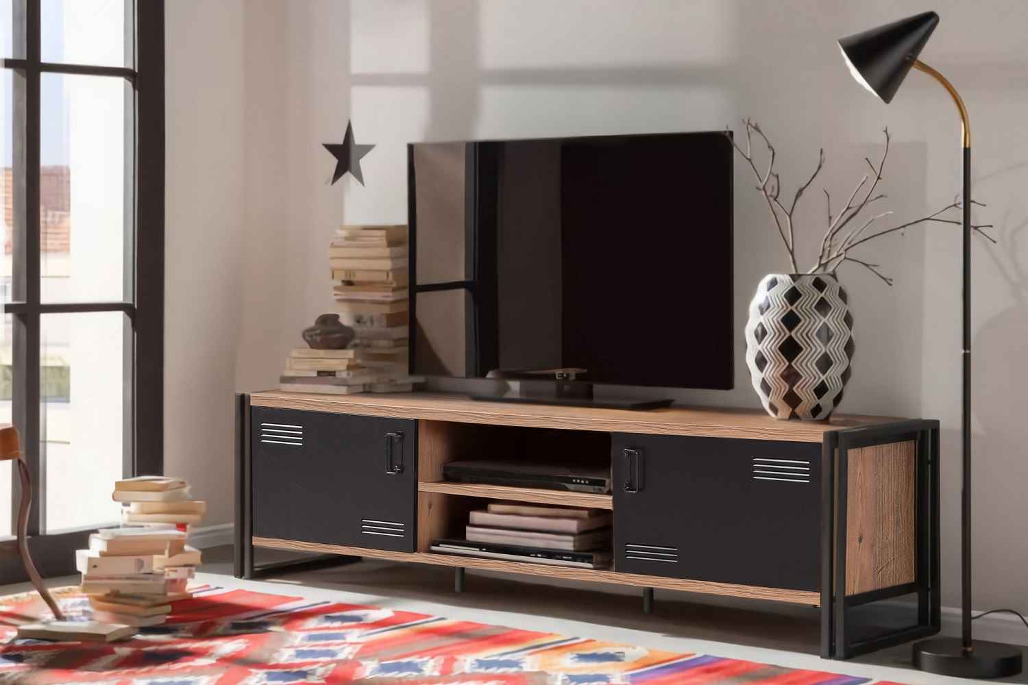 Sofahouse Designový TV stolek Ilaria 180 cm borovice