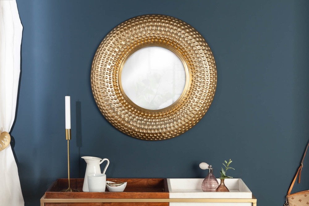 LuxD Nástěnné zrcadlo Alijah 60 cm zlaté