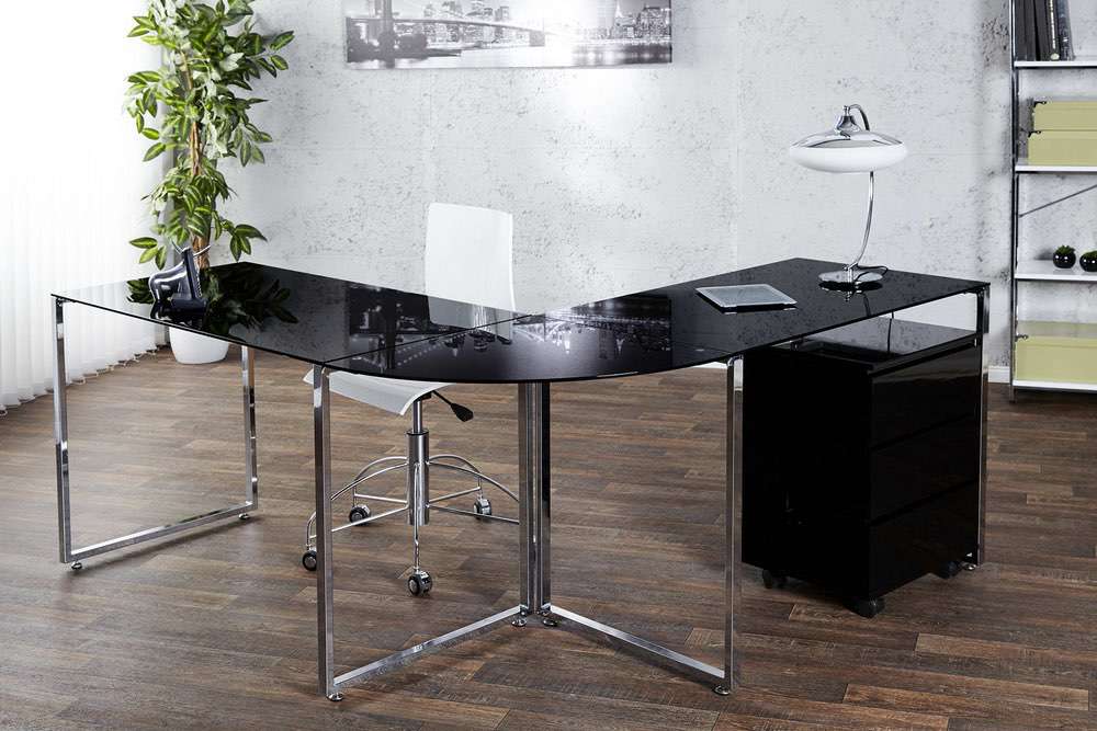 Levně LuxD Kancelářský stůl Atelier černý