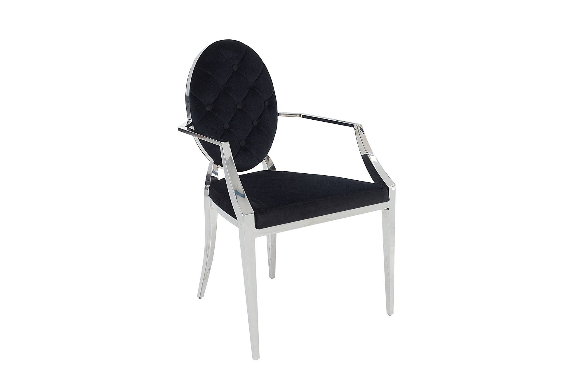 Designová židle Rococo s opěradlem 