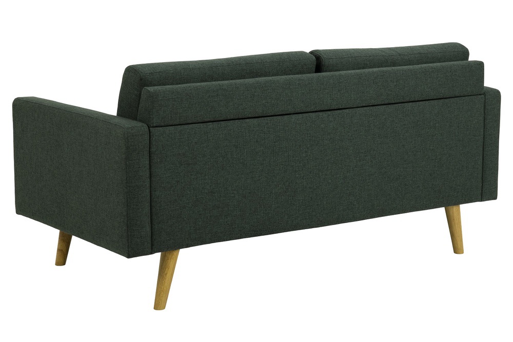 Designová 2-místná sedačka Danson 160 cm zelená