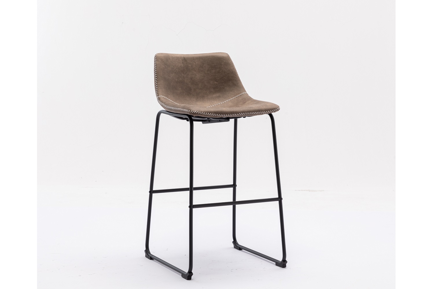 LuxD Designová barová židle Alba taupe