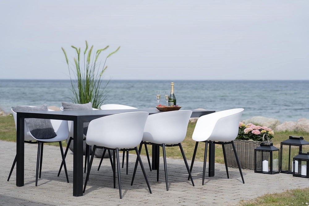 Norddan Designová jídelní židle Erika bílá - Skladem - poslední kus
