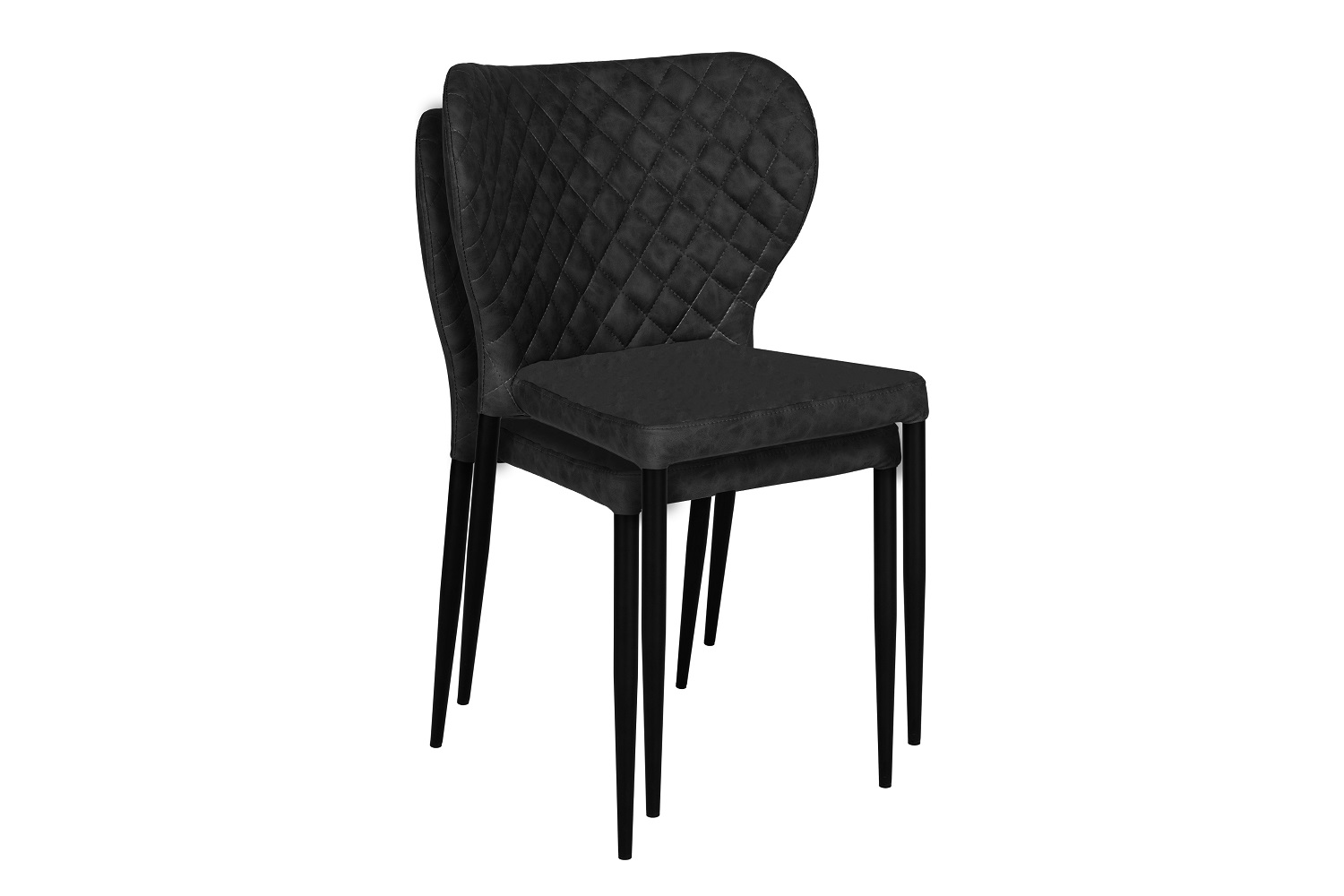 Designová jídelní židle Landers černá - Skladem