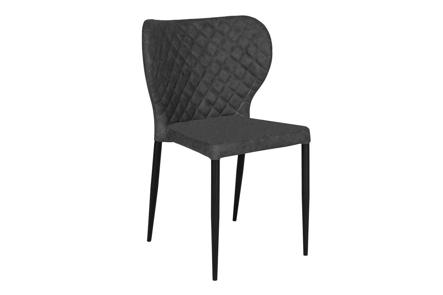 Designová jídelní židle Landers tmavě šedá