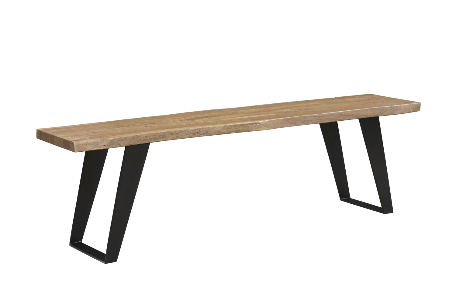Levně LuxD Designová lavice Maalik 155 cm akácie