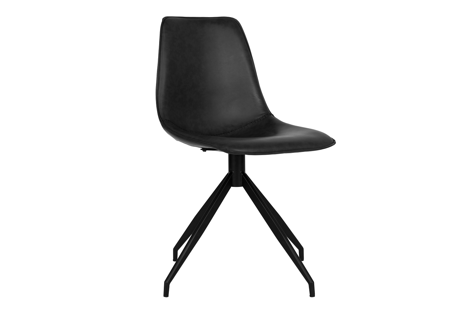 Norddan Designová otočná židle Latasha černá