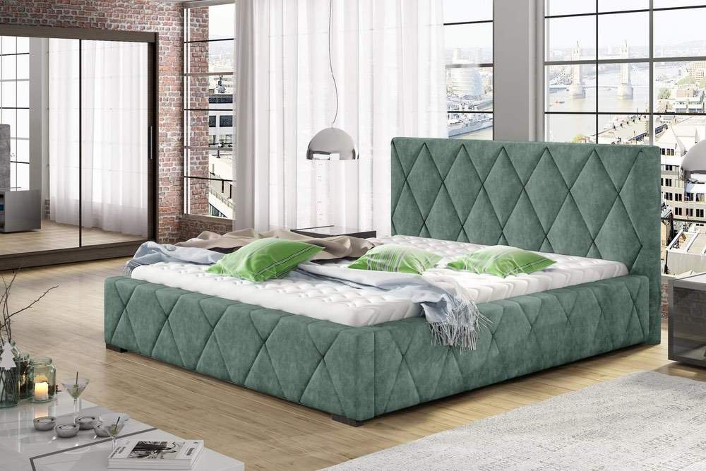Confy Designová postel Kale 160 x 200 - různé barvy