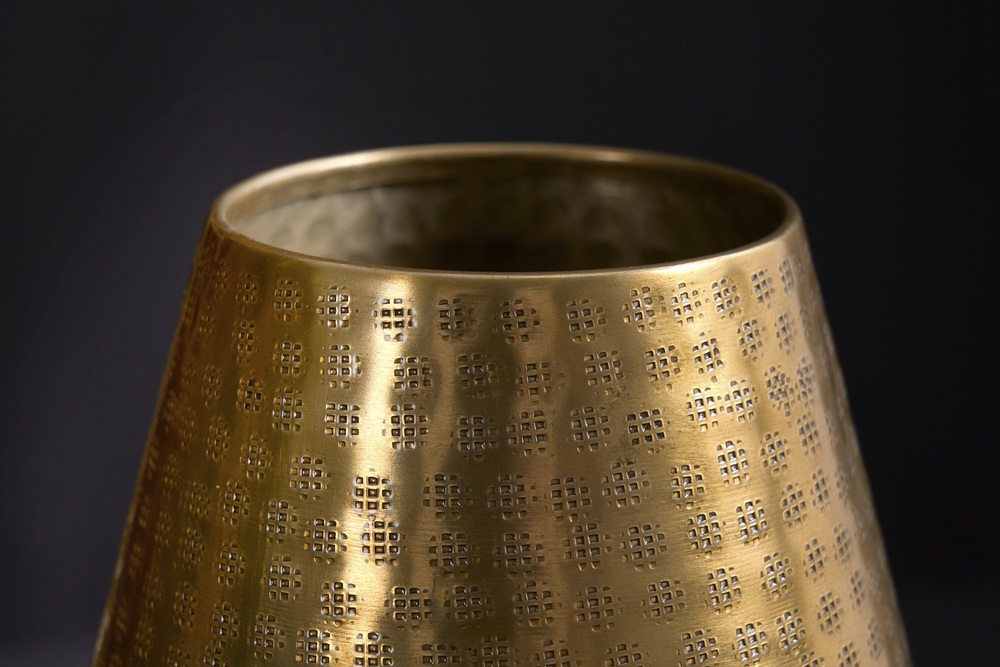 Designová váza Malia 50 cm zlatá