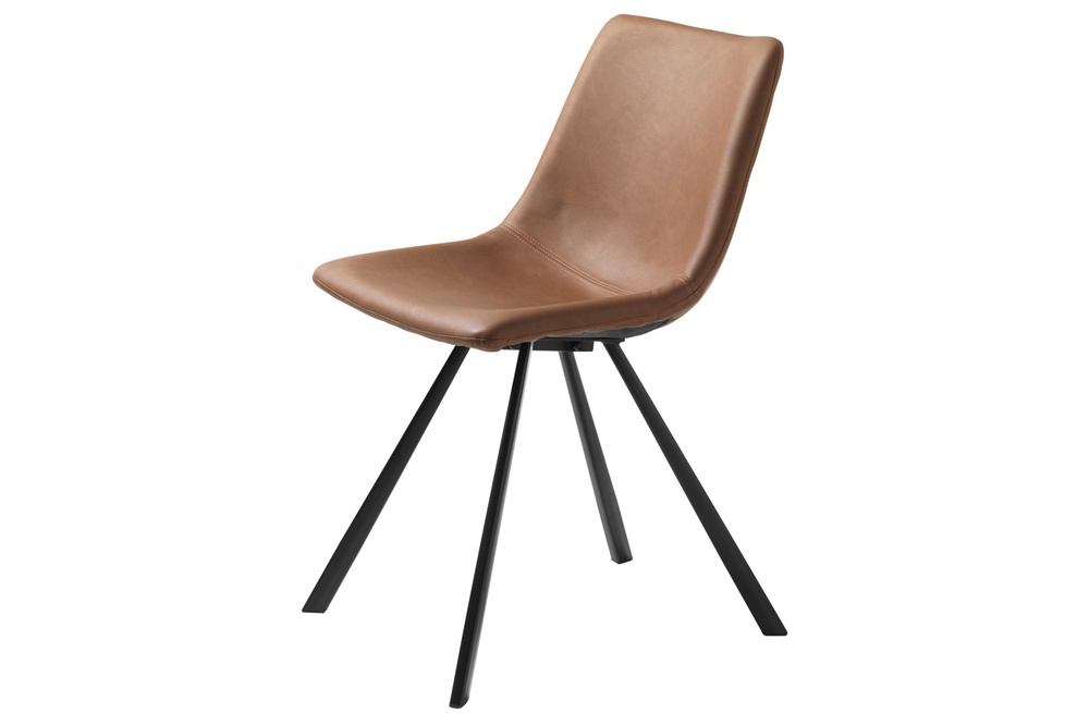 Designová židle Claudia světlehnědá - Skladem