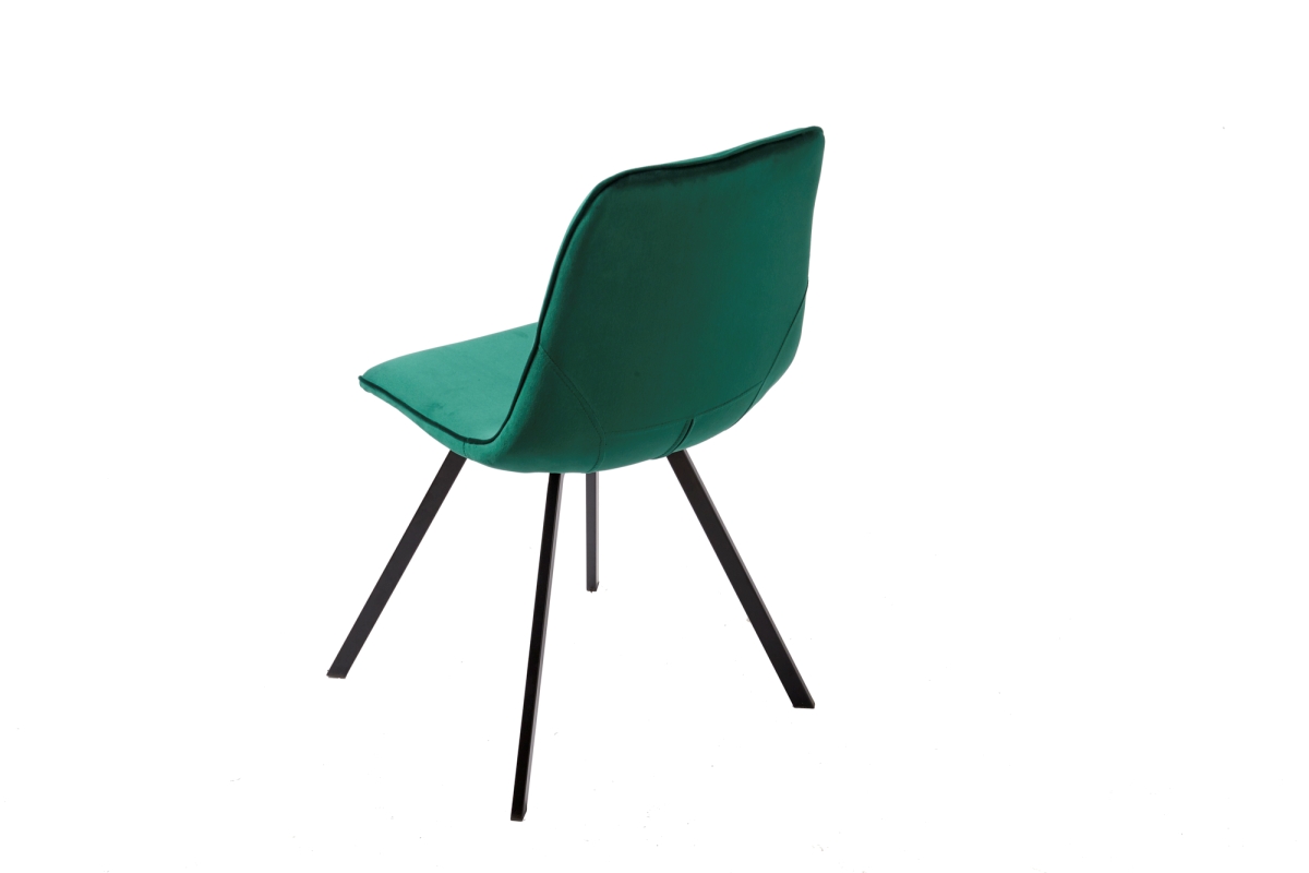 Designová židle Holland zelený samet