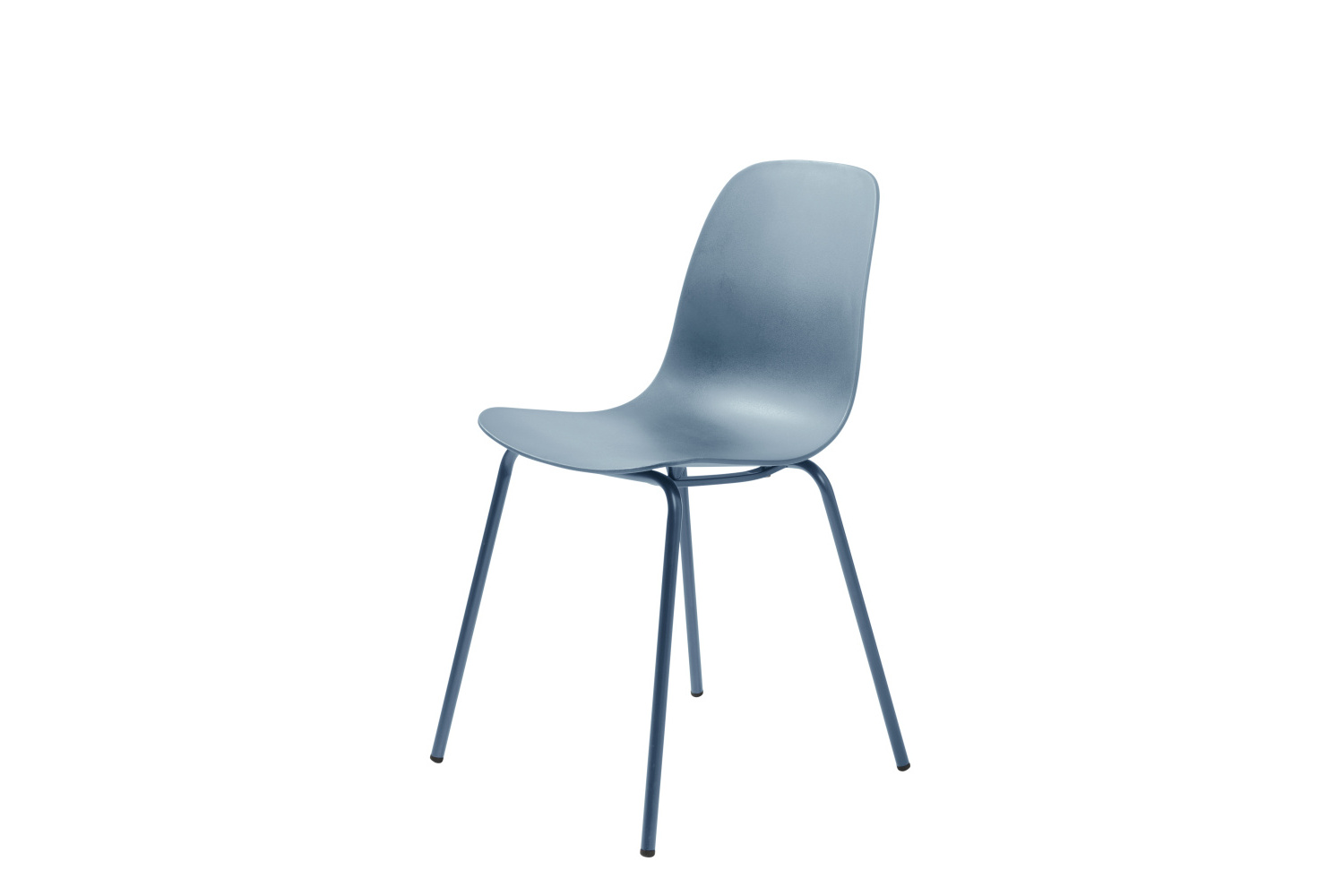 Designová židle Jensen matná modrá