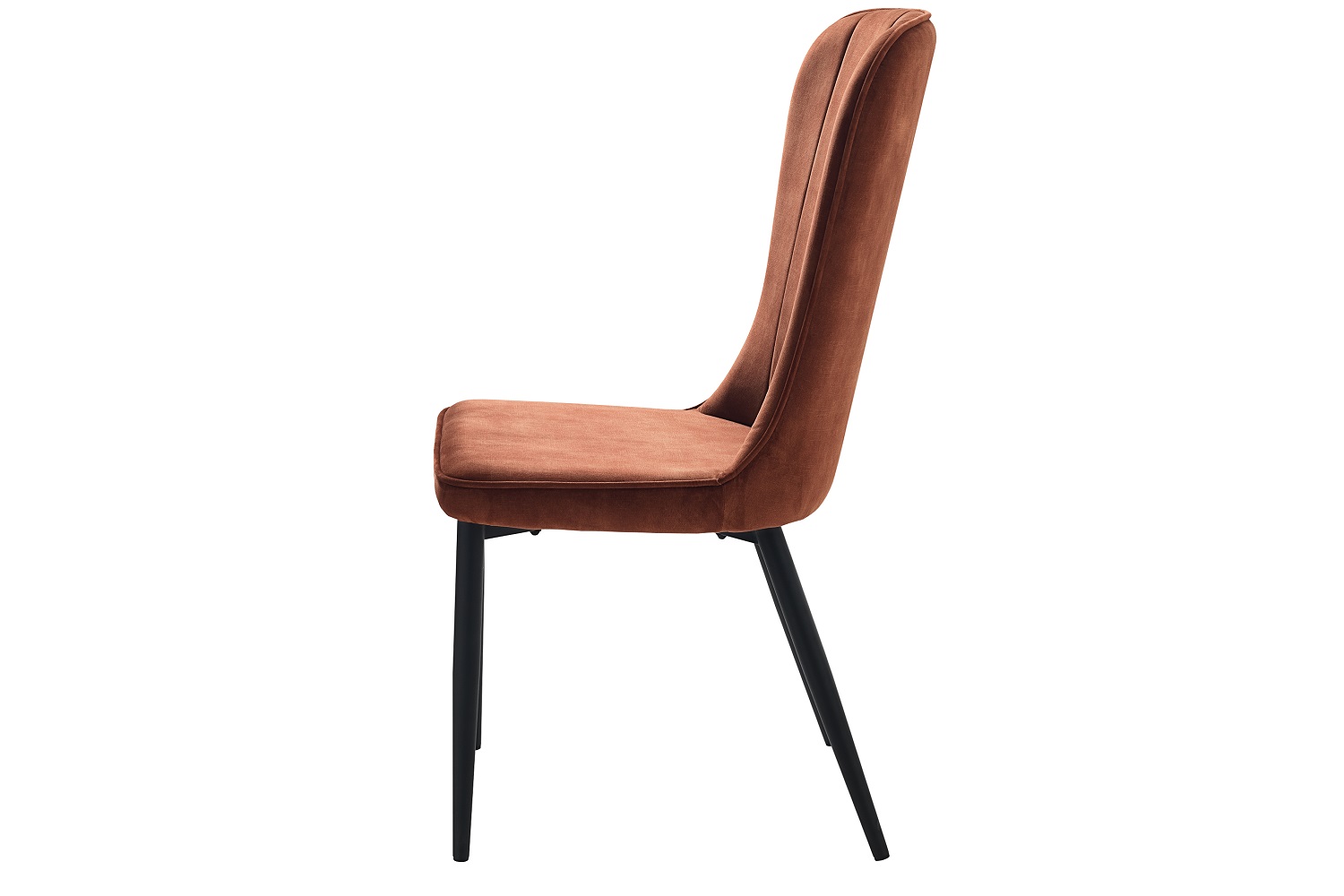 Designová židle Kendall rezavý samet