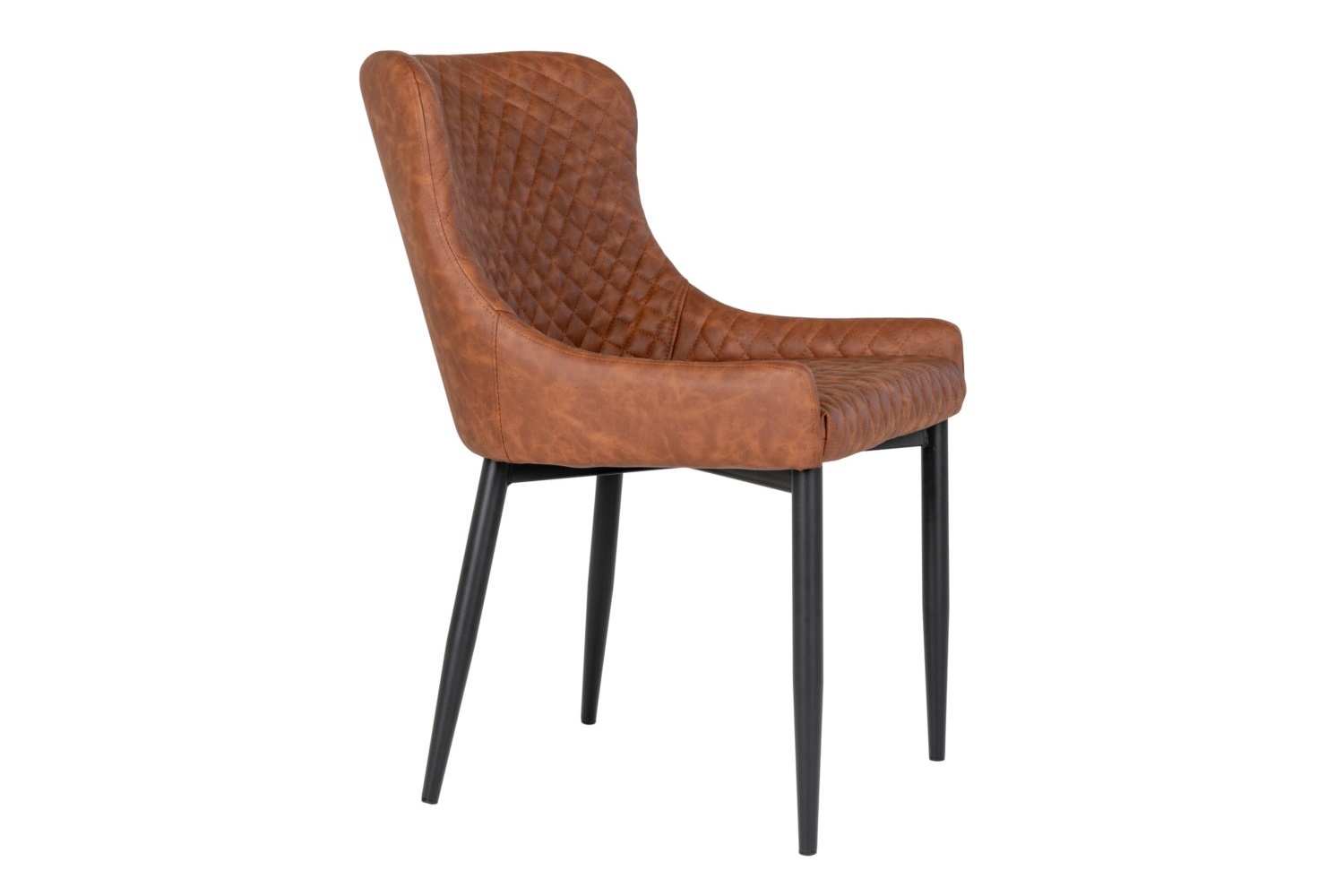 Designová židle Lapid vintage hnědá