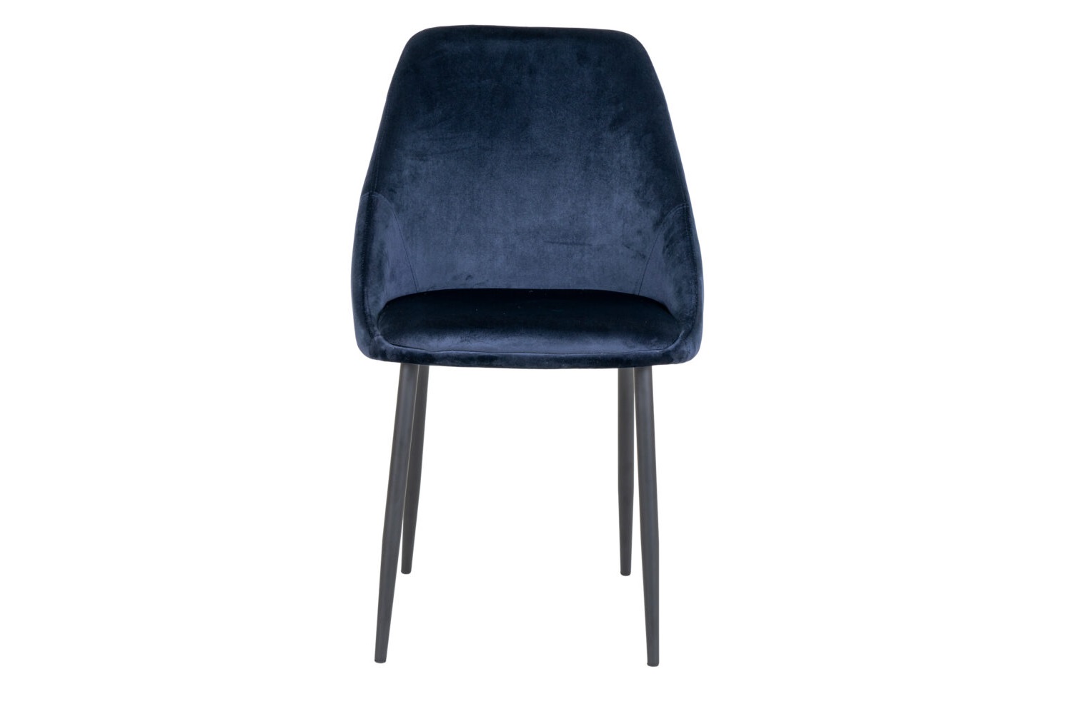 Designová židle Lashanda modrý samet