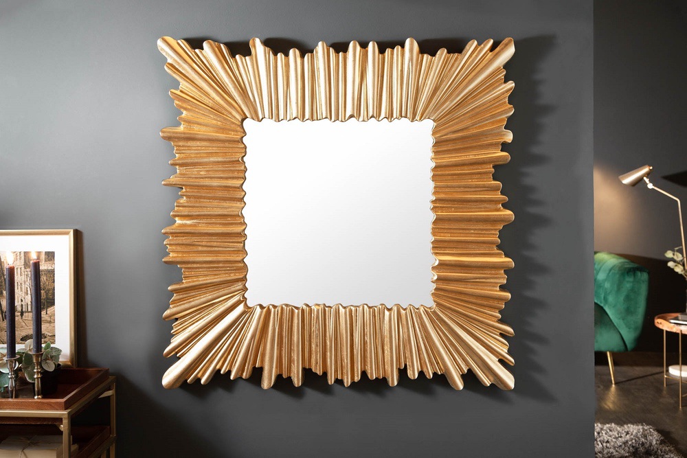 LuxD Designové nástěnné zrcadlo Kathleen 96 cm zlaté