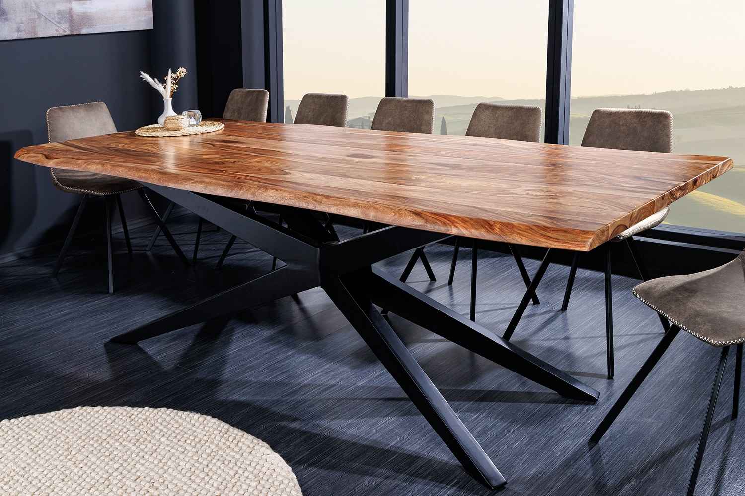 Levně LuxD Designový jídelní stůl Xaria 240 cm Sheesham