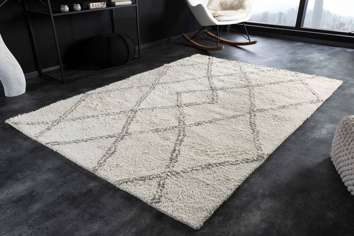 Levně LuxD Designový koberec Natasha 230 x 160 cm béžově šedý