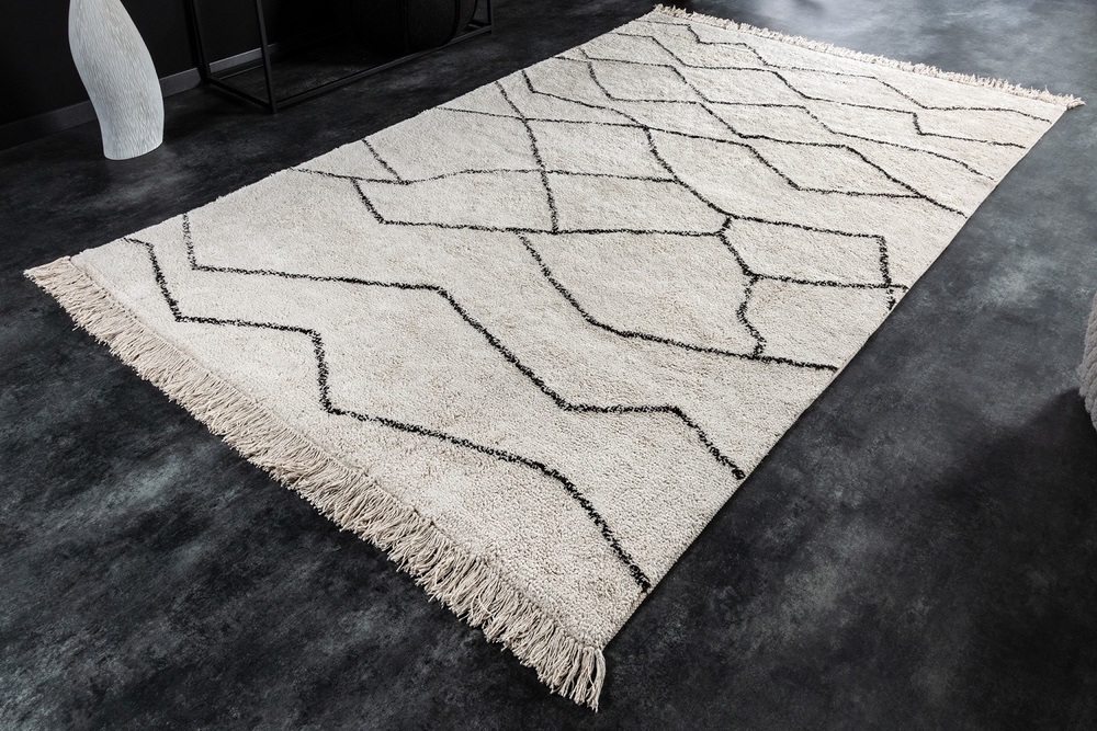 LuxD Designový koberec Natasha 230 x 160 cm slonovinový