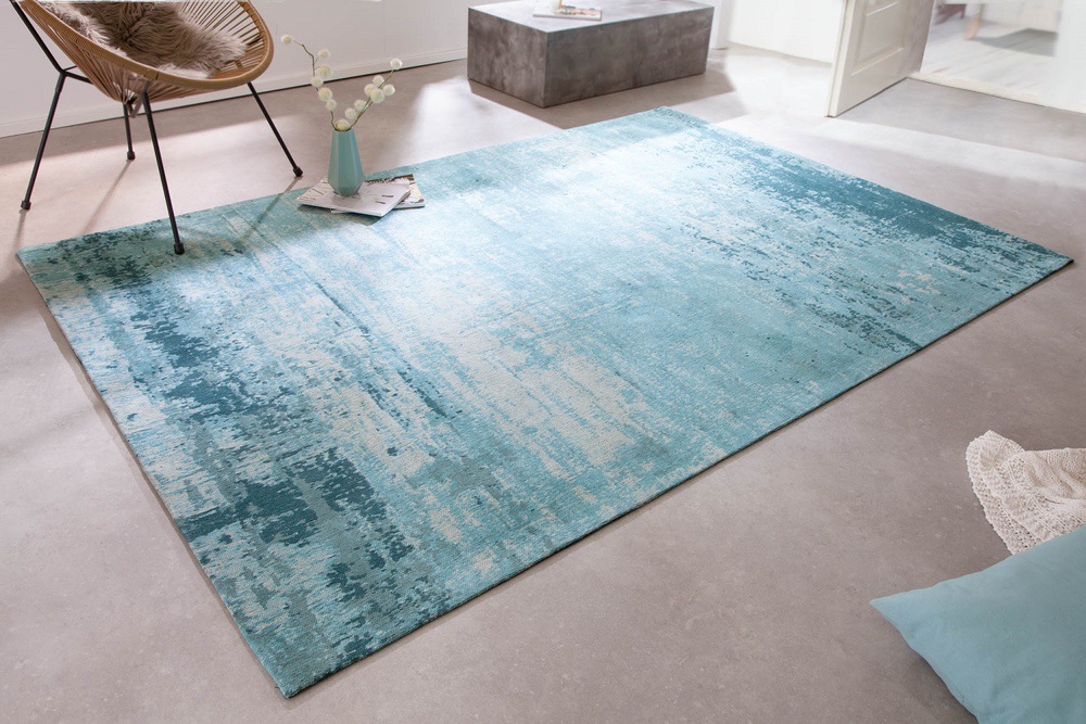 Levně LuxD Designový koberec Rowan 240 x 160 cm tyrkysově-béžový