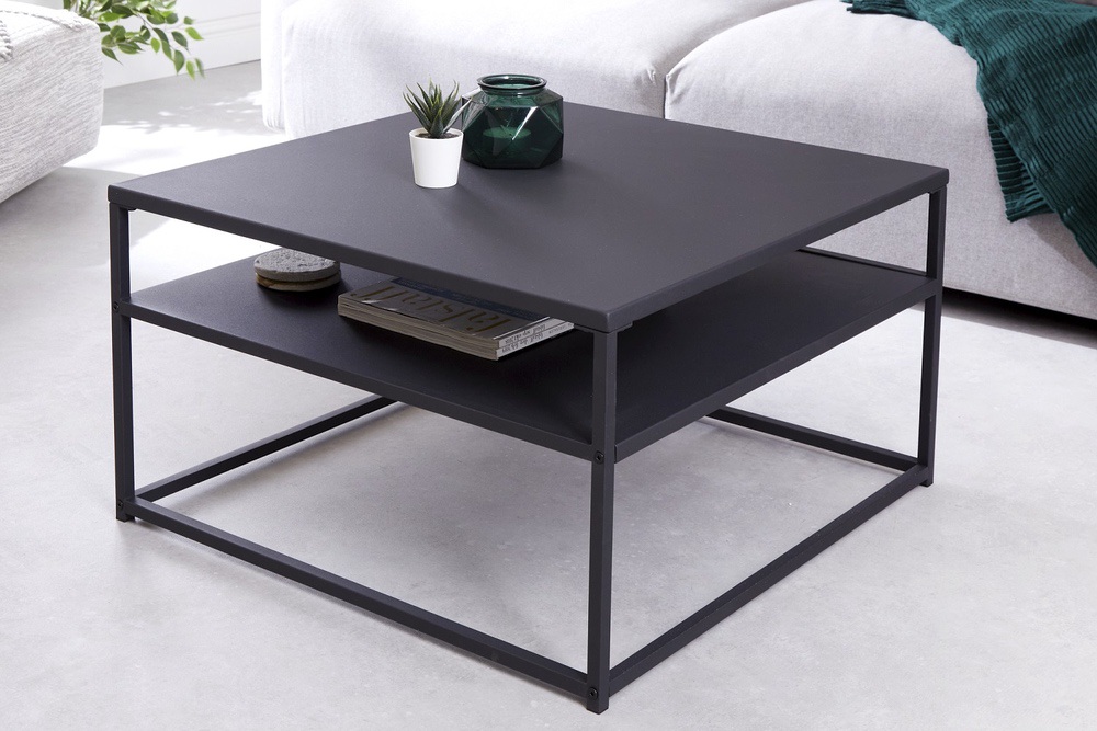 LuxD Designový konferenční stolek Damaris 70 cm černý