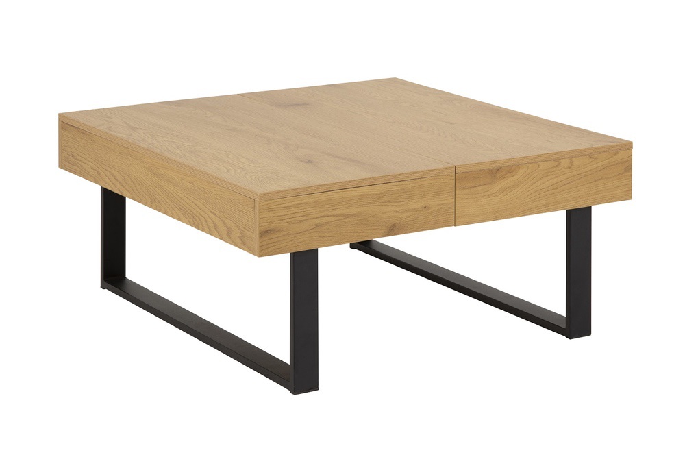 Designový konferenční stolek Danyl 80 cm divoký dub