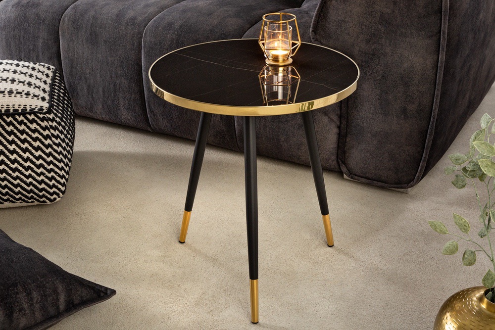 LuxD Designový konferenční stolek Laney 45 cm antracitový