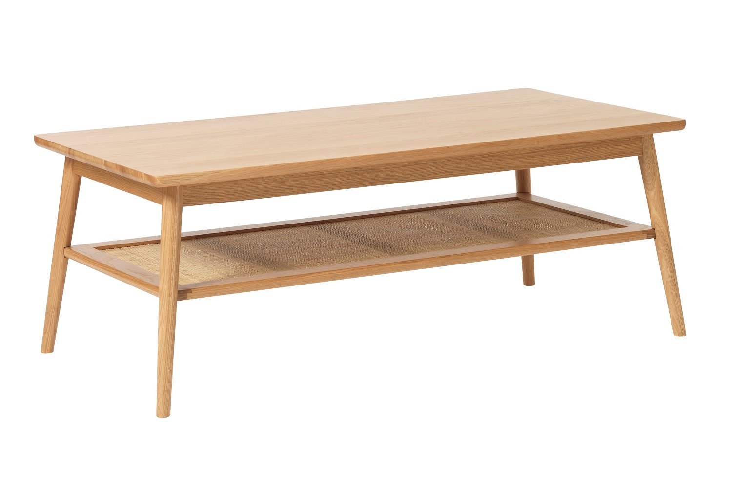 Levně Furniria Designový konferenční stolek Tallys 120 cm přírodní dub