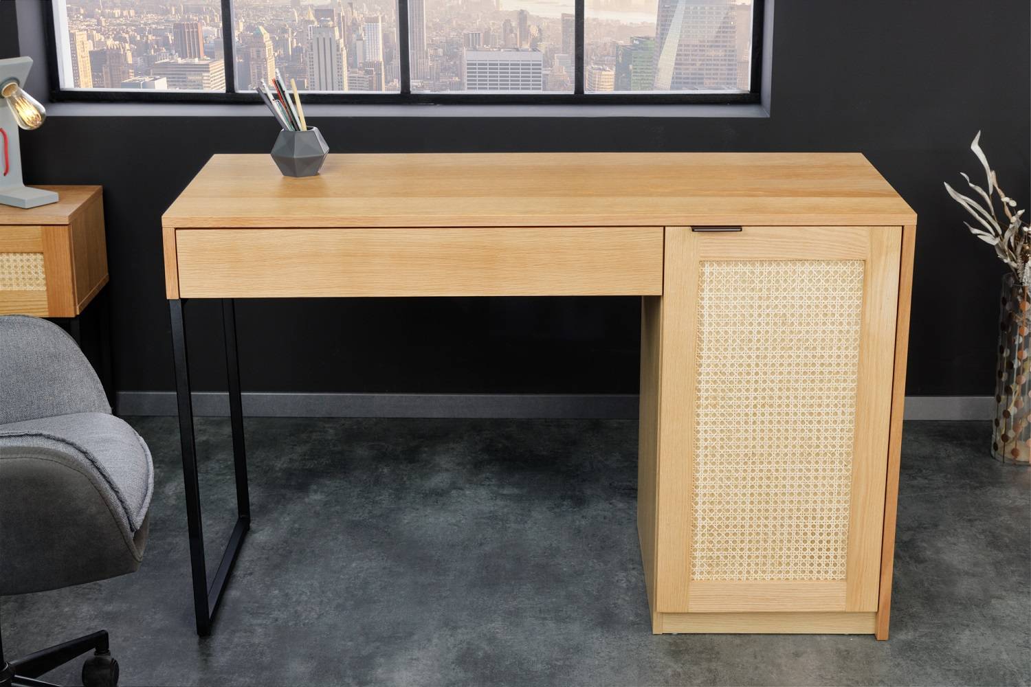 Designový psací stůl Pacari 120 cm dub