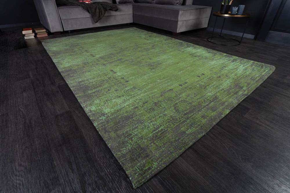 Levně LuxD Designový koberec Francis 240 x 160 cm smaragdově zelená