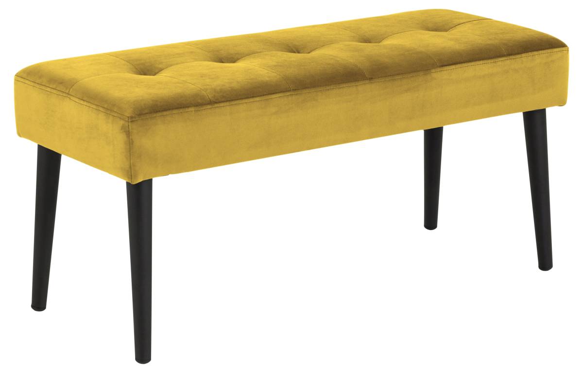 Dkton Designová lavička Neola žlutá