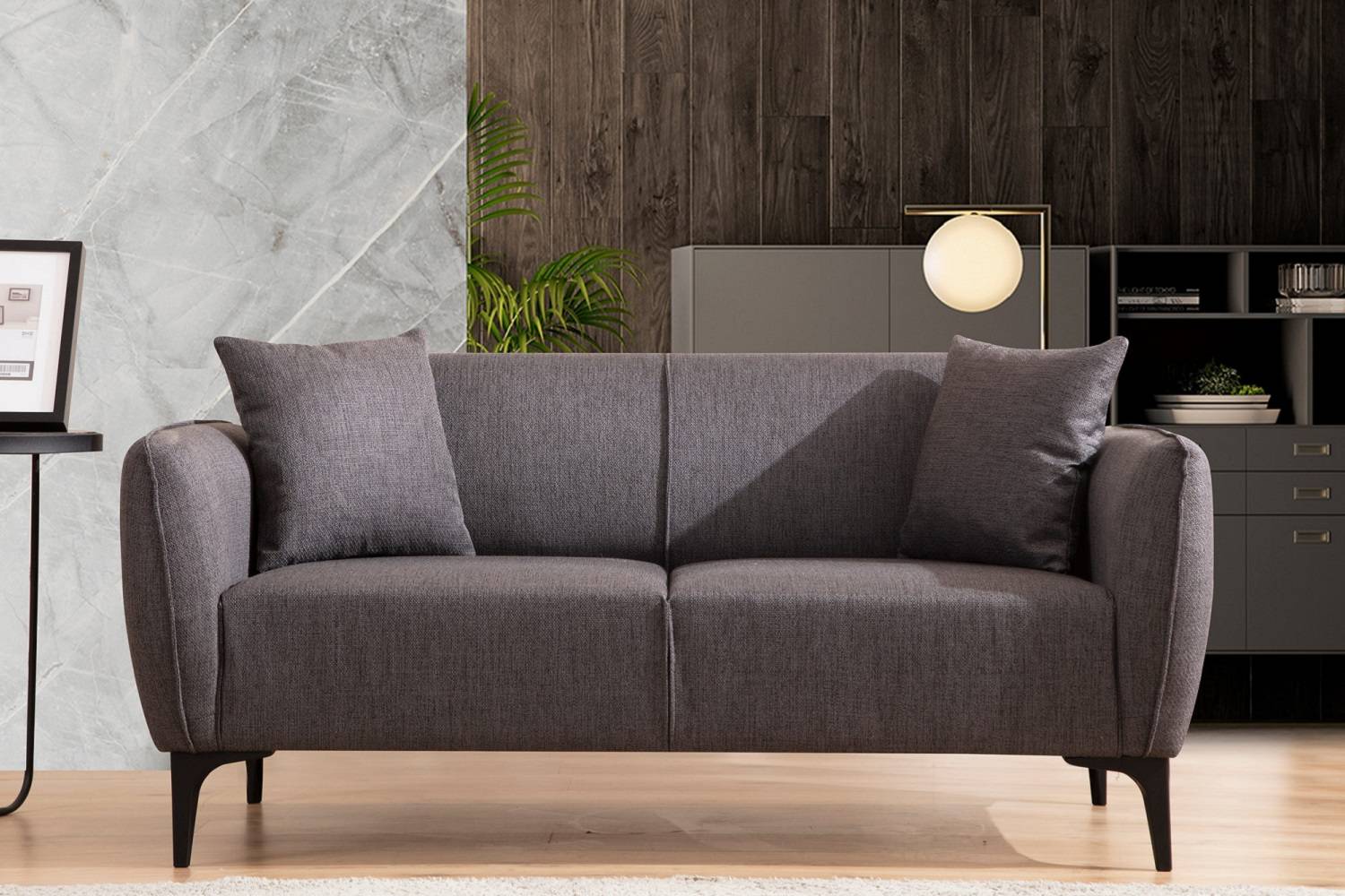 Sofahouse Designová sedačka Beasley 180 cm tmavě šedá