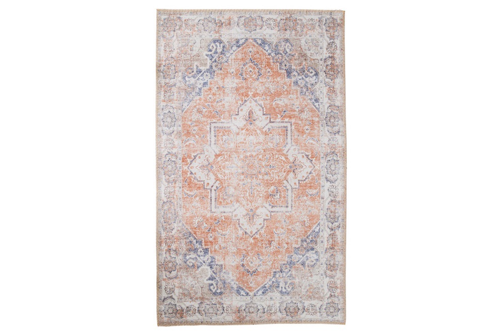 Norddan Designový koberec Maile 300x200 cm oranžový / modrý