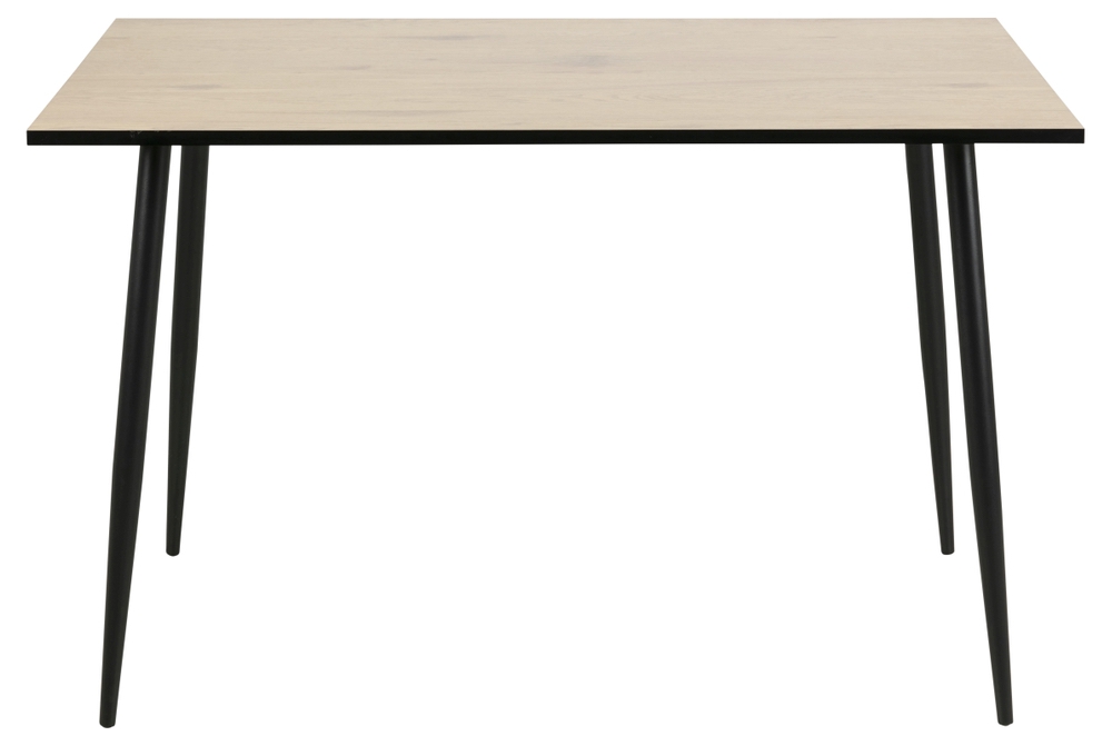 Dkton Jídelní stůl Nayeli 120 cm divoký dub bílý