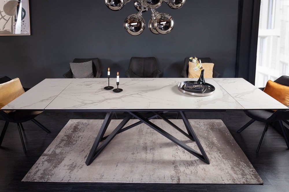 Levně LuxD Roztahovací keramický stůl Callen 180-220-260 cm šedý