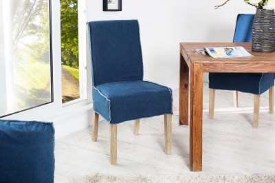 Moderní jídelná židle Passanger modrá