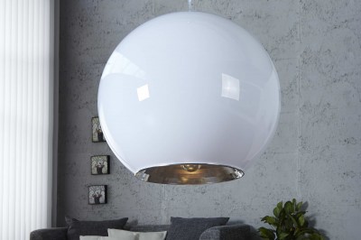 Designová závěsná lampa Sphere bílá