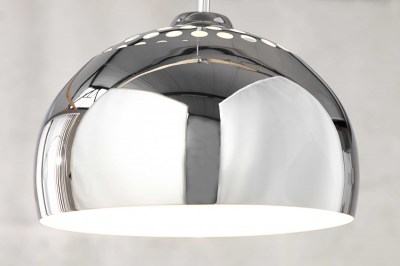 Dizajnová závesná lampa Sphere chrómová
