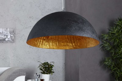 Designová lampa Glimer 50cm černo-zlatá