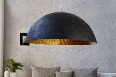 Designová lampa Glimer 70cm černo-zlatá
