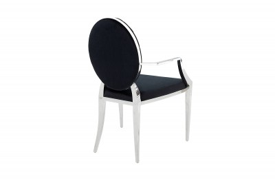 Dizajnová stolička Rococo s operadlom
