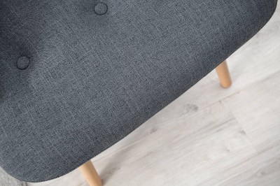 Set stoličky a podnožky Sweden sivá