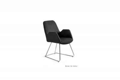 Designová stolička Catherine černá