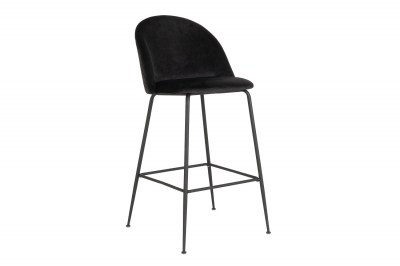 Designová barová židle Kristopher černá