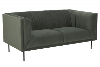 Designová sedačka Darcila 172 cm šedo-zelená